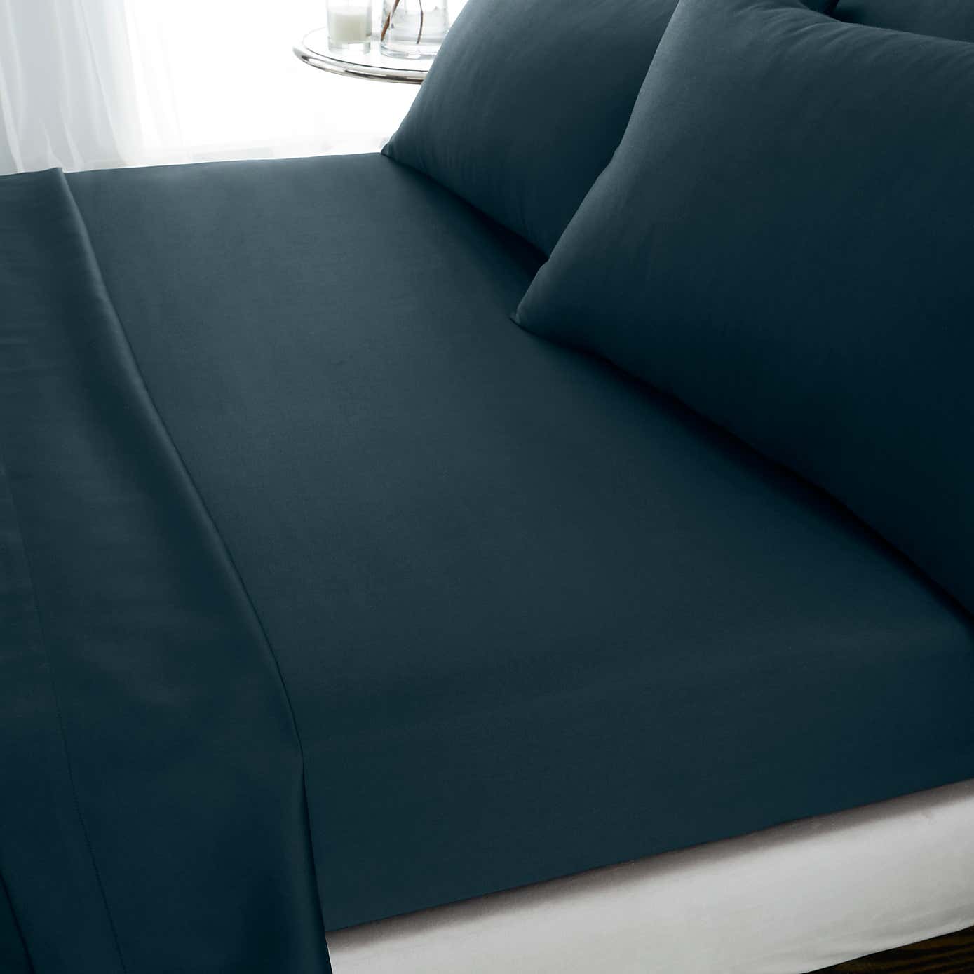 Hotel 230 Thread Count Egyptian Cotton Sateen Fitted Sheet