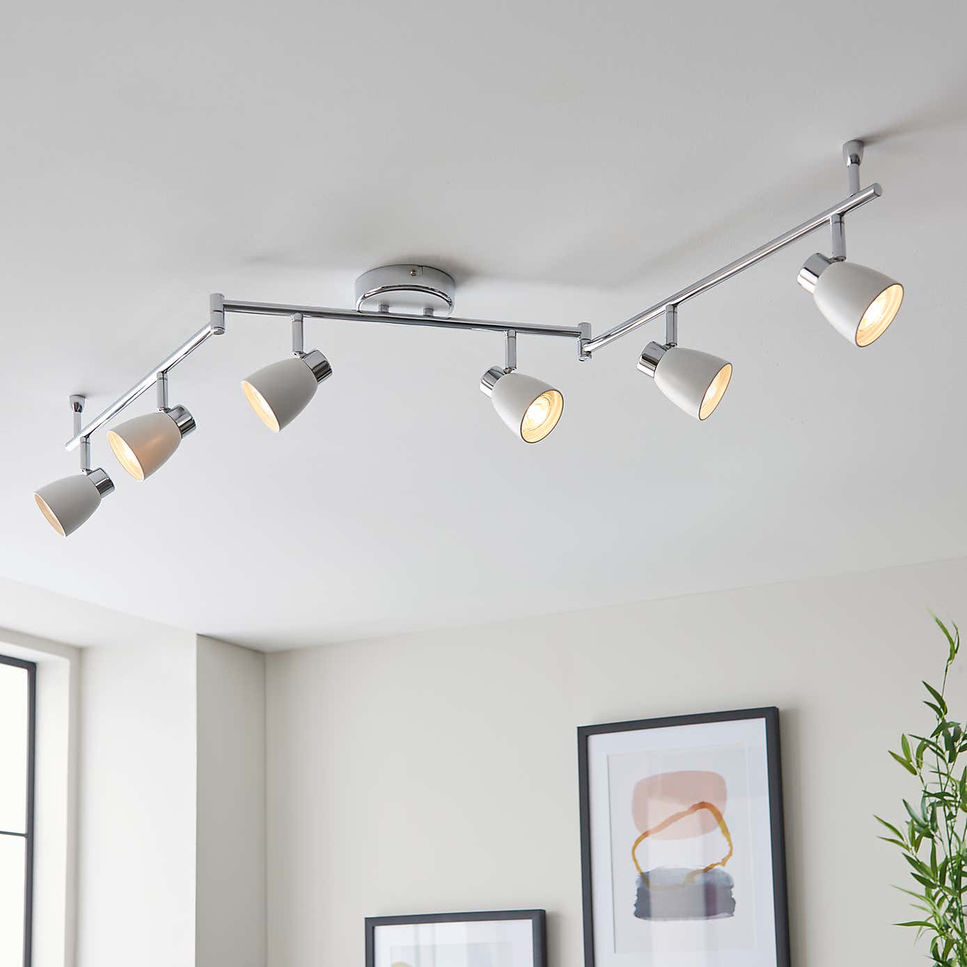 Alto 6 Light Chrome Spotlight Bar