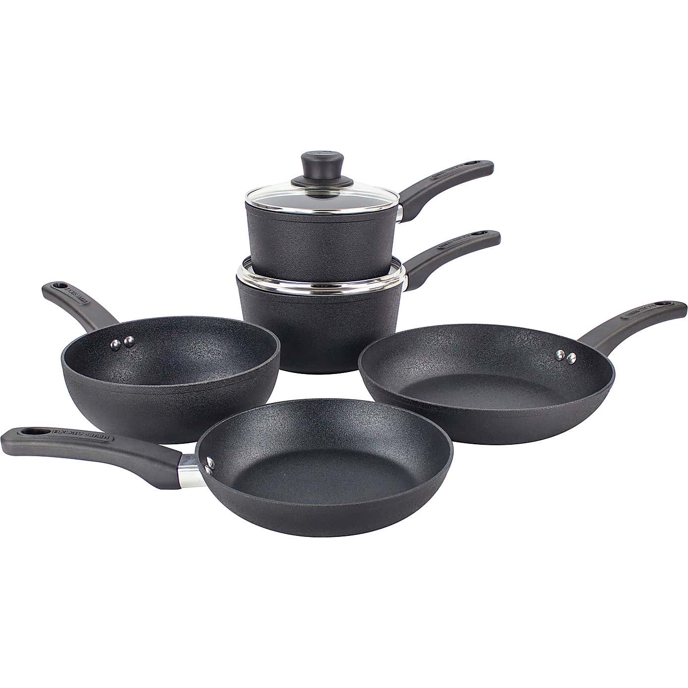 Scoville Neverstick Non-stick Aluminum 5 Piece Set