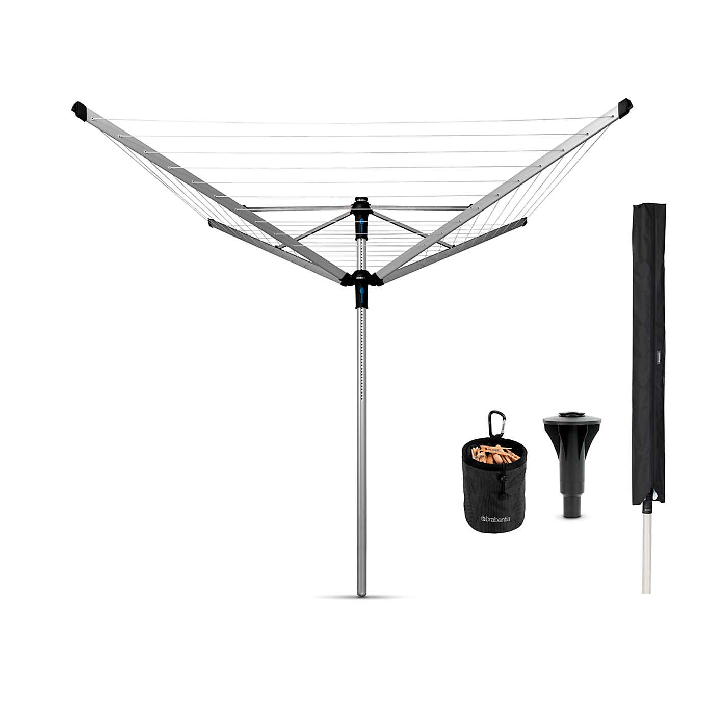 Brabantia 60 Metre 4 Arm Liftomatic Rotary Washing Line