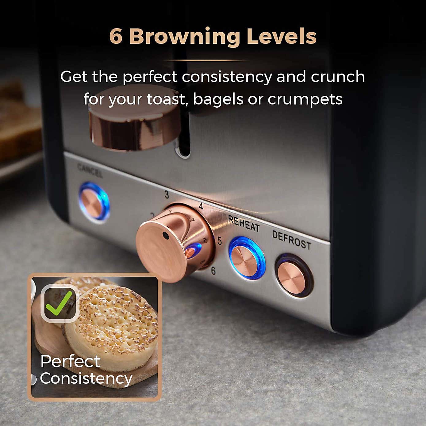 TOWER Cavaletto 2 Slice Toaster