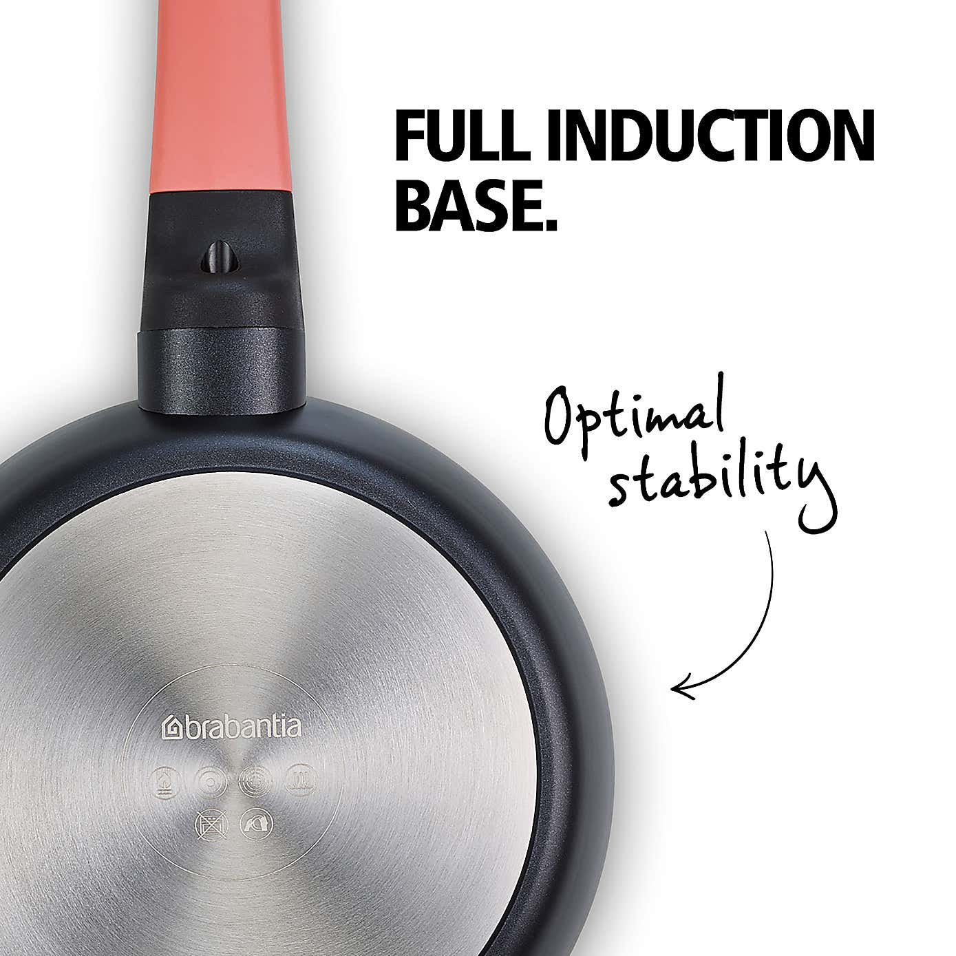 Brabantia Non-Stick Aluminium Frying Pan, 20cm