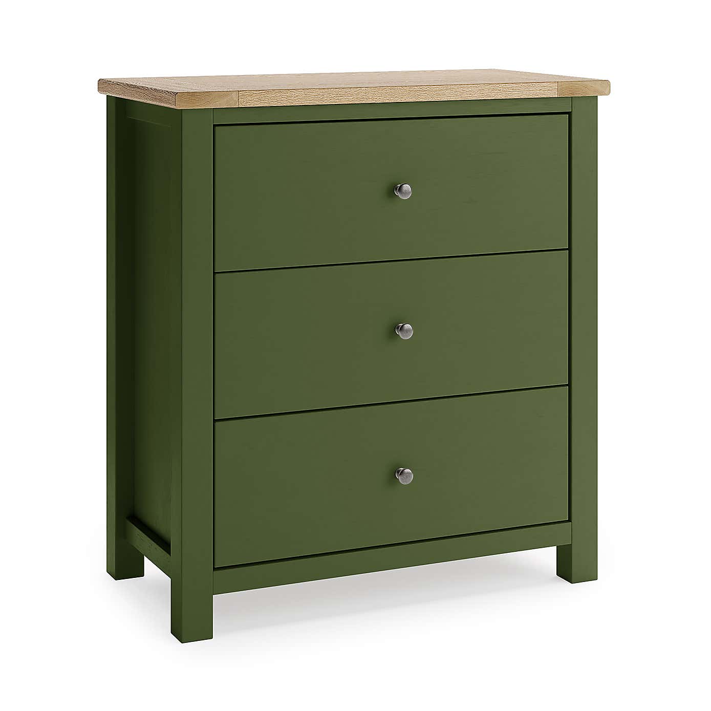 Olney 3 Drawer Chest Stone