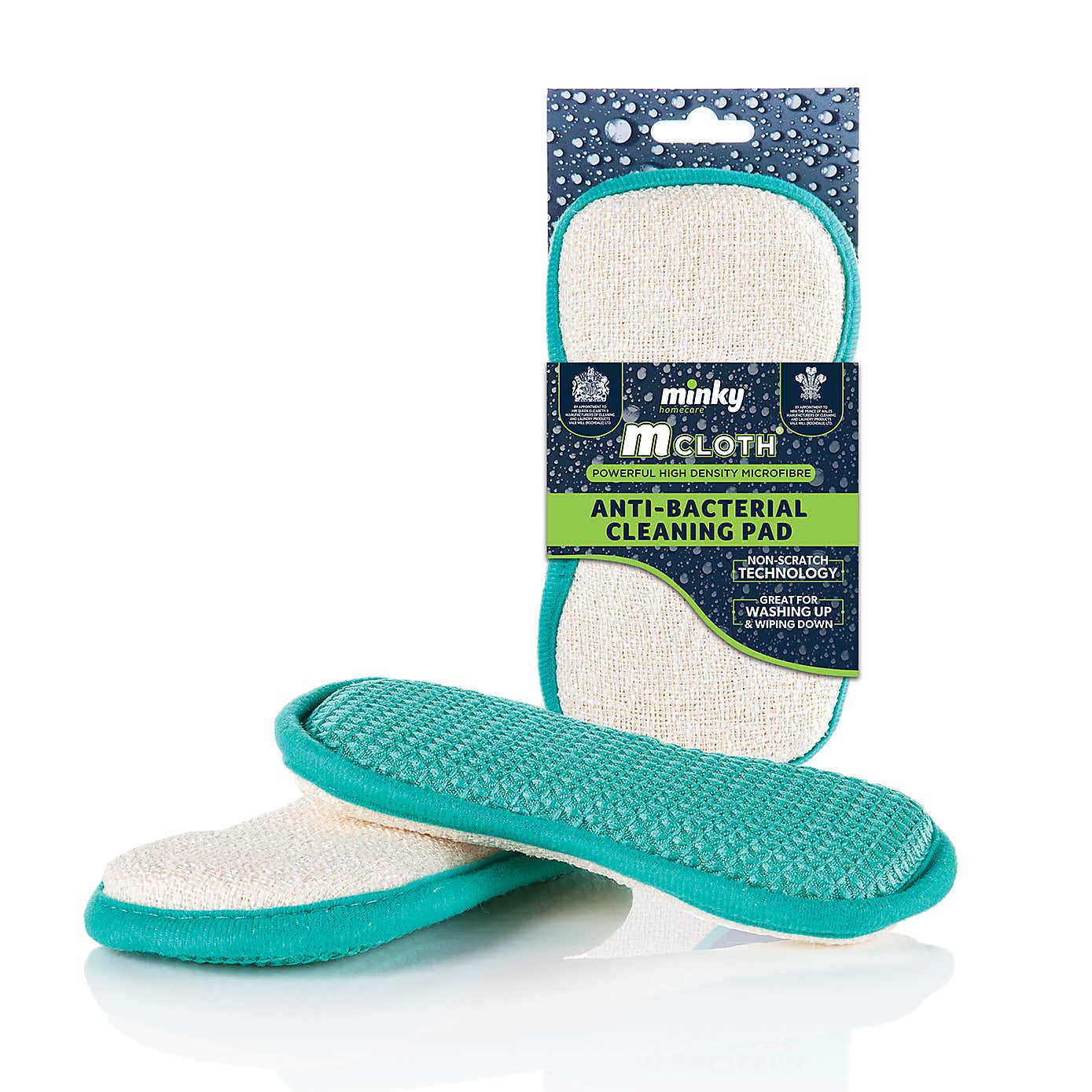 Minky M-Cloth Dual Sided Anti-Bacterial Cleaning Pad