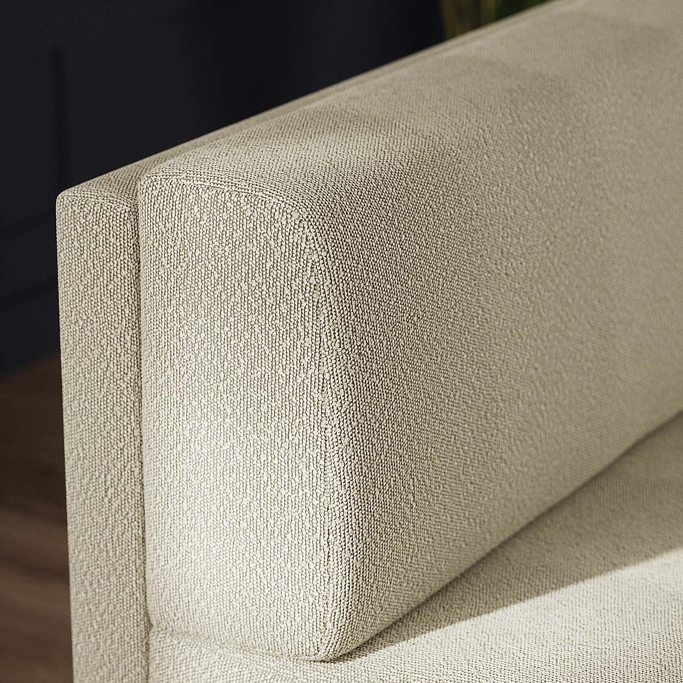 Mae Corner Dining Bench, Boucle