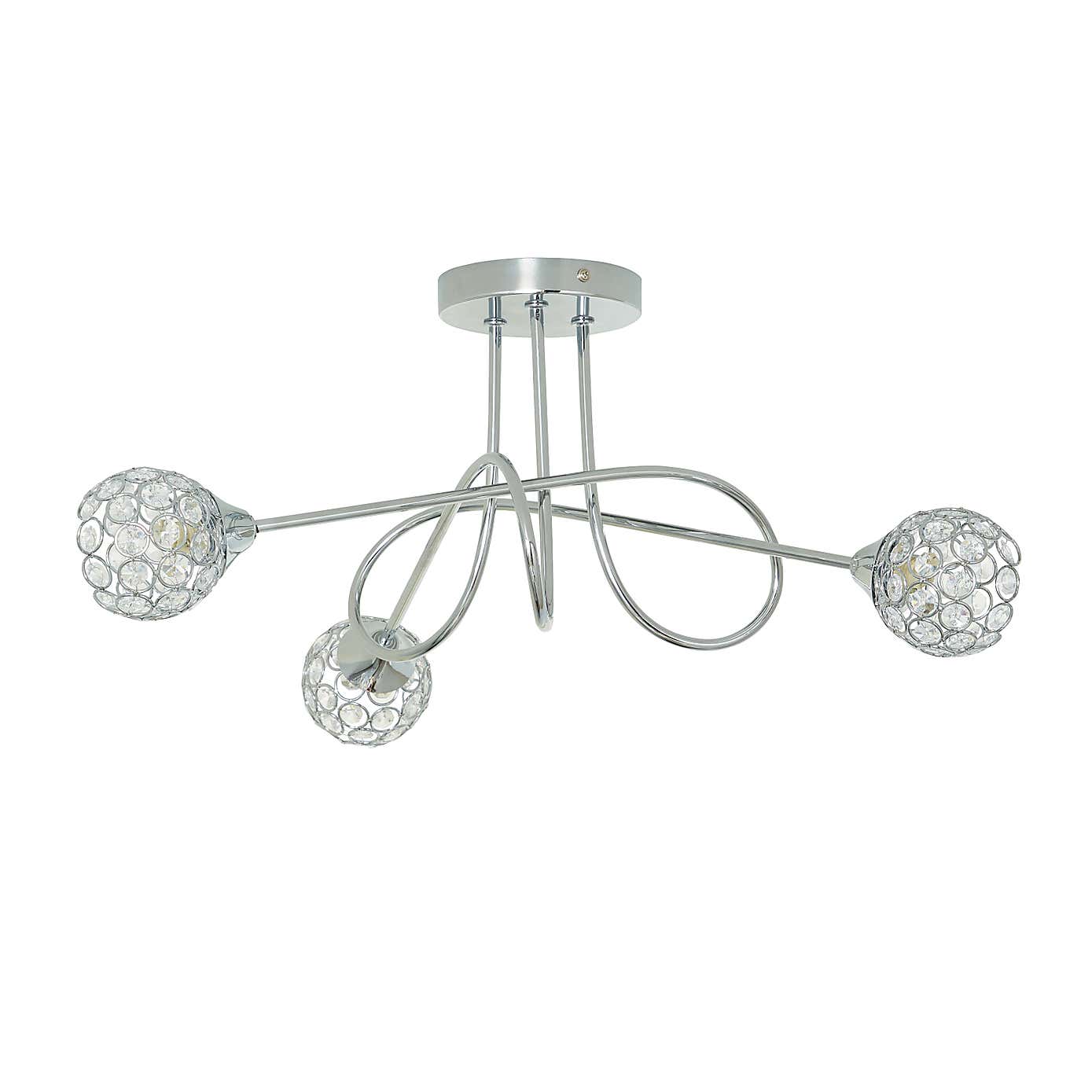 Portia 3 Light Ceiling Fitting