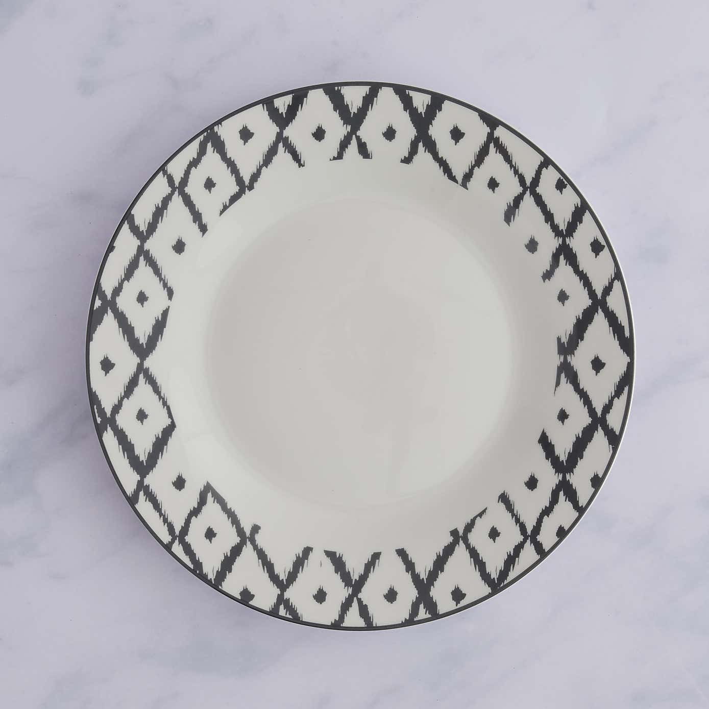 Ikat Dinner Plate