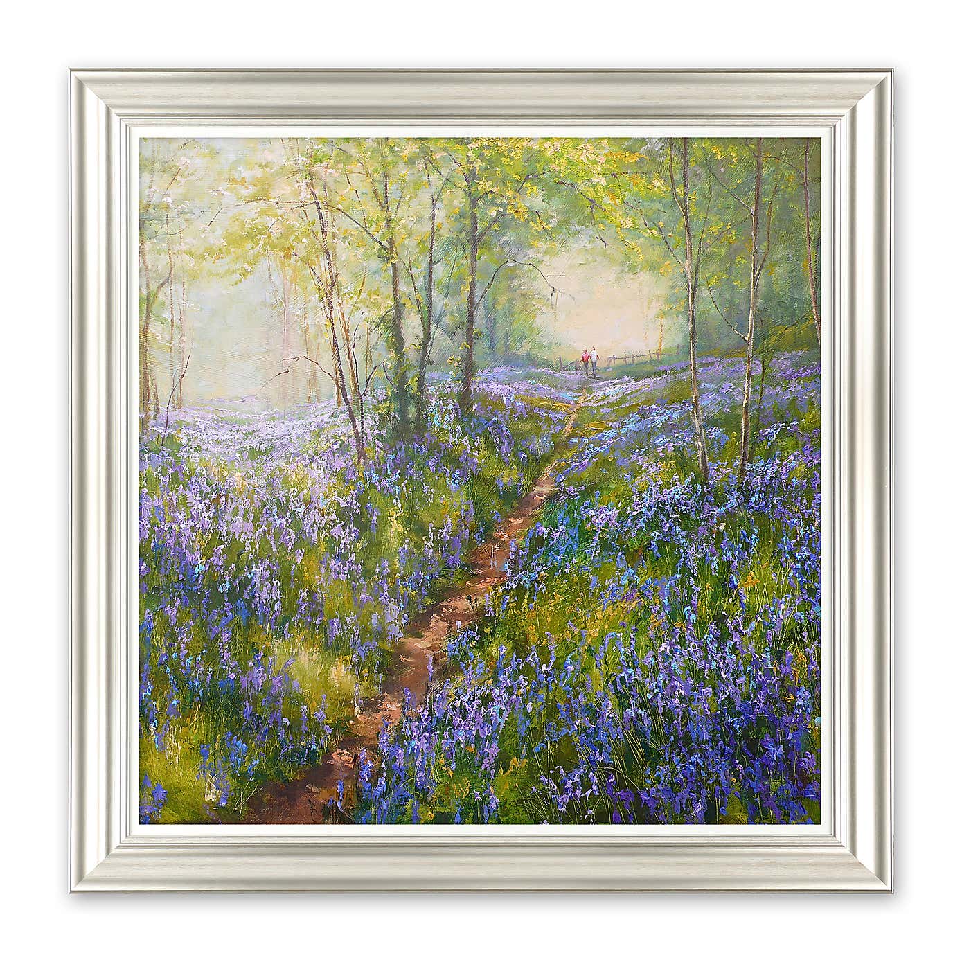 Bluebell Walk by Mark Lambert Framed Print
