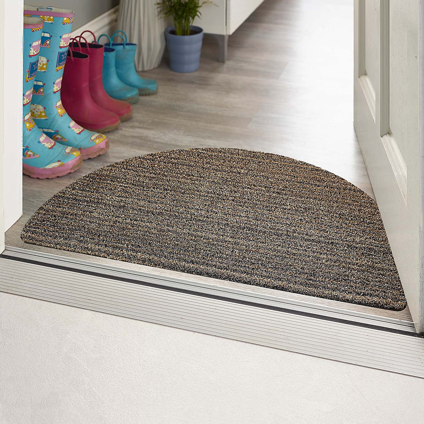 Marvel Stripe Half Circle Rug