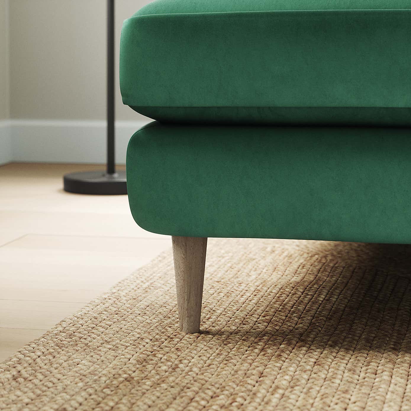 Sven Opulent Velvet Large Corner Chaise Sofa