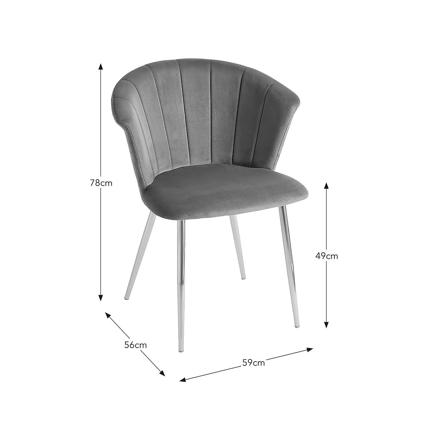 Kendall Velvet Chair