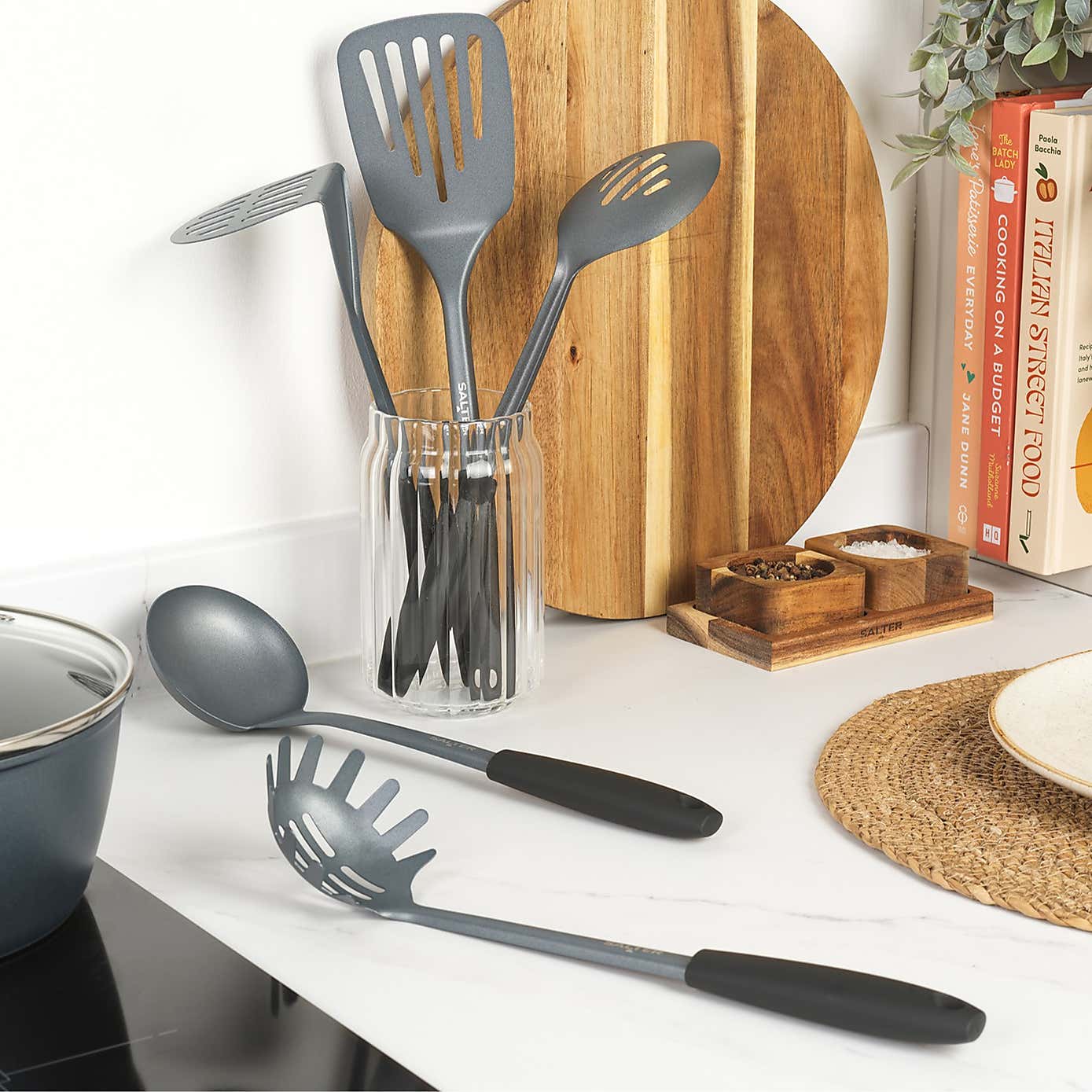 Salter Megastone 5 Piece Utensil Set