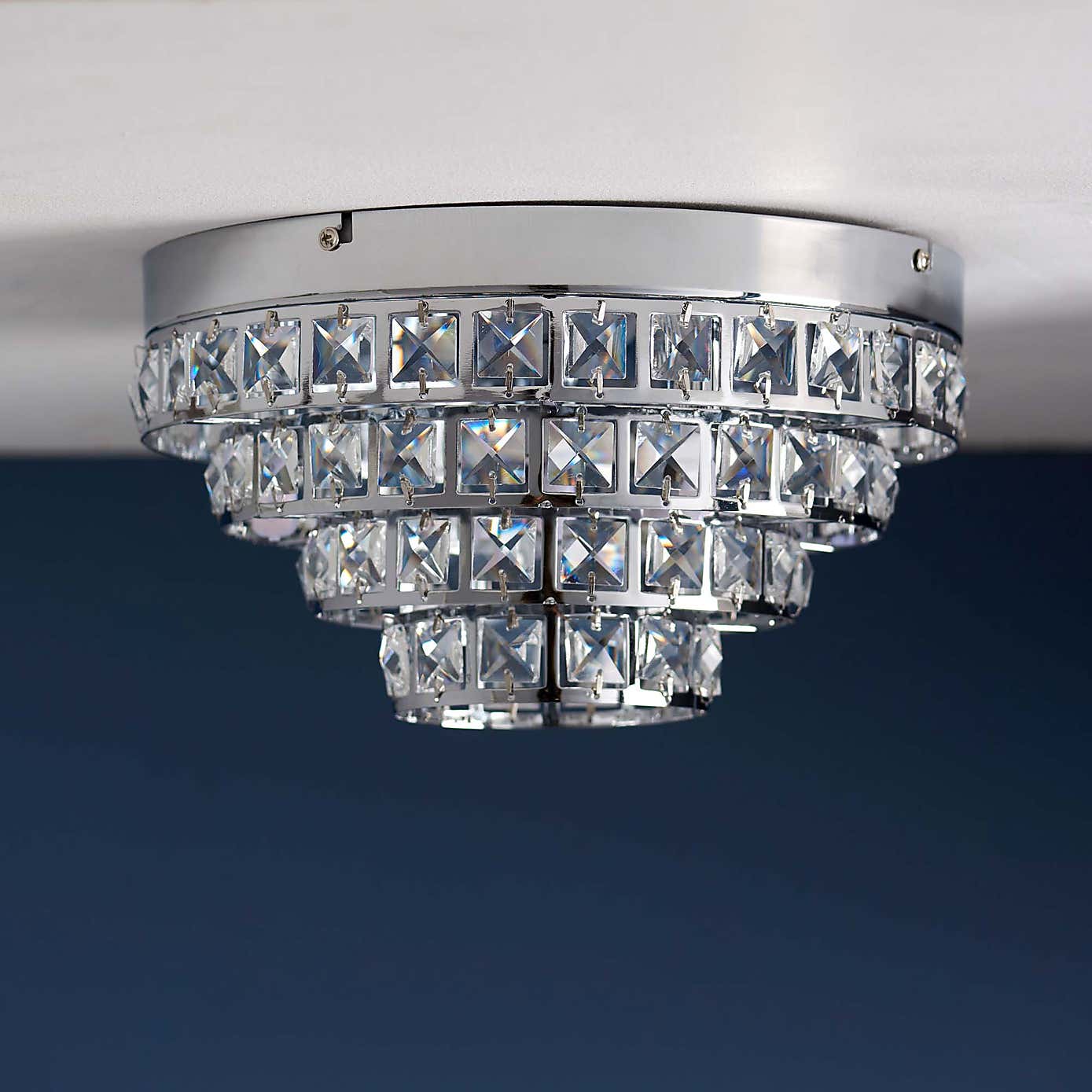 Vogue Motown 4 Light Flush Ceiling Fitting