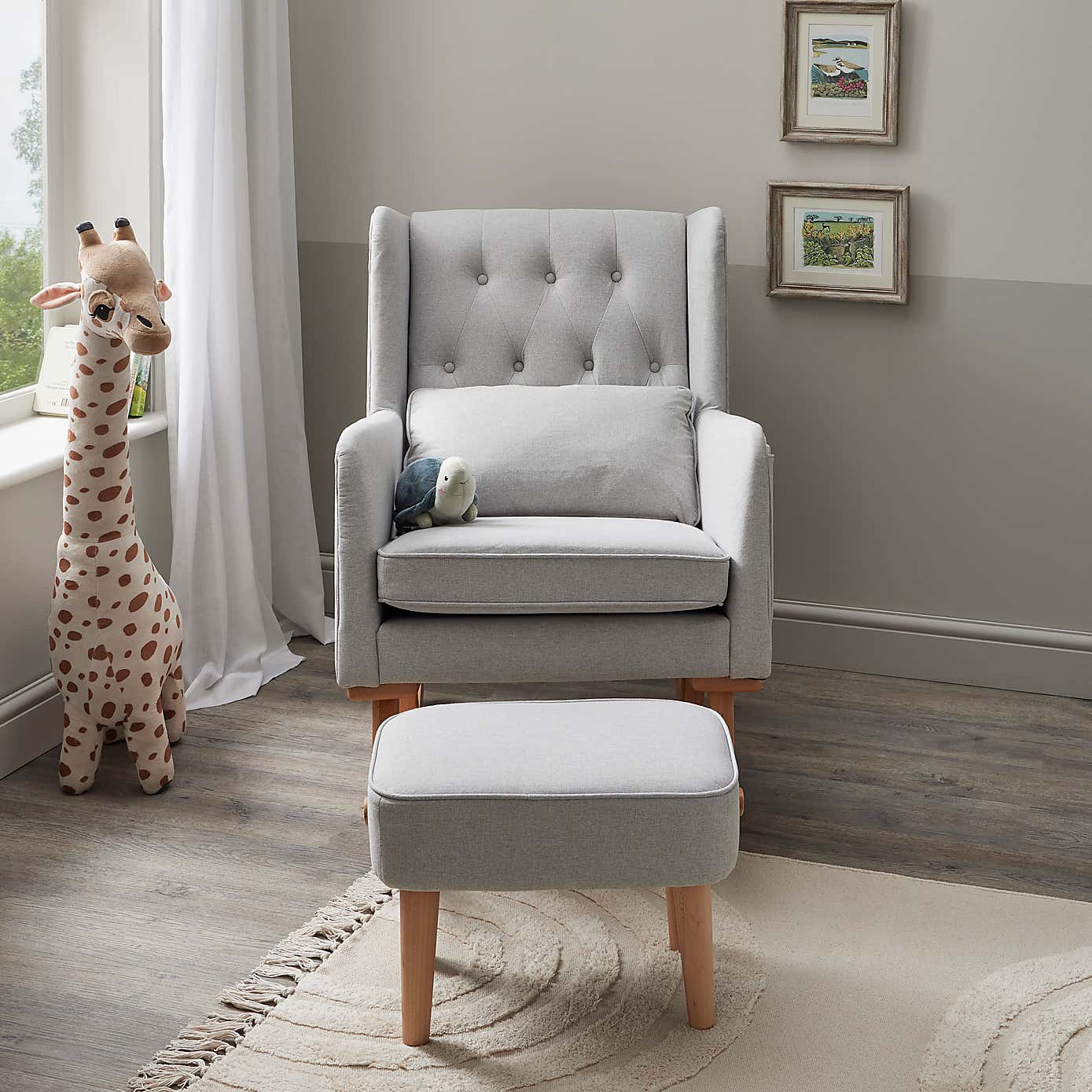 Babymore Lux Nursing Chair with Stool