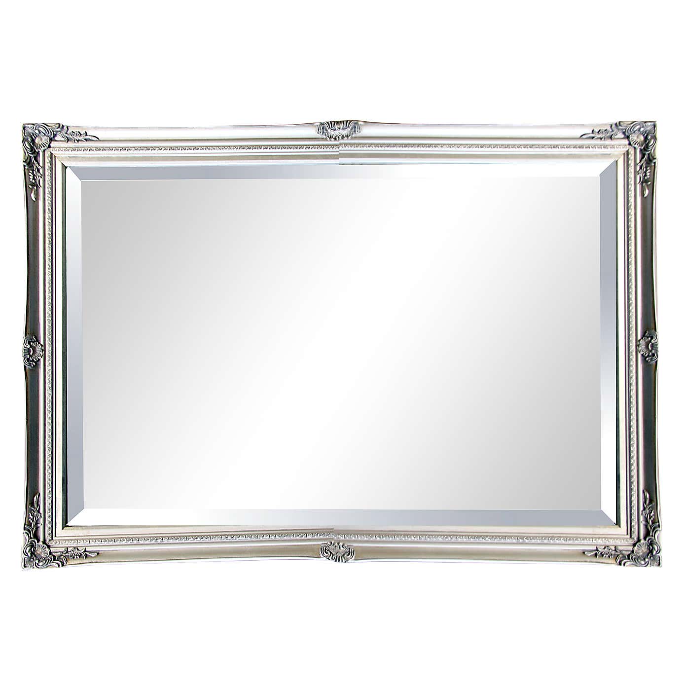 Swept Mirror 104x74cm White