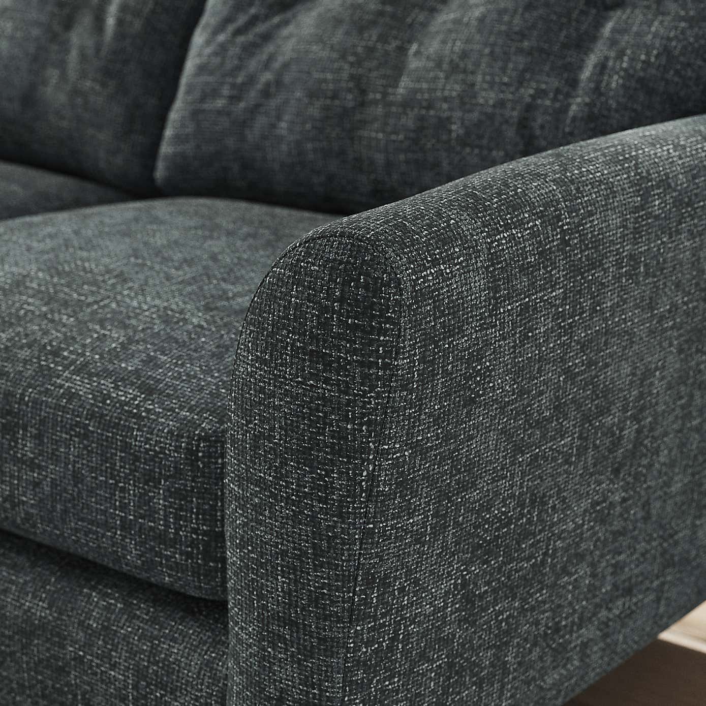 Sven Chunky Chenille Large Corner Chaise Sofa