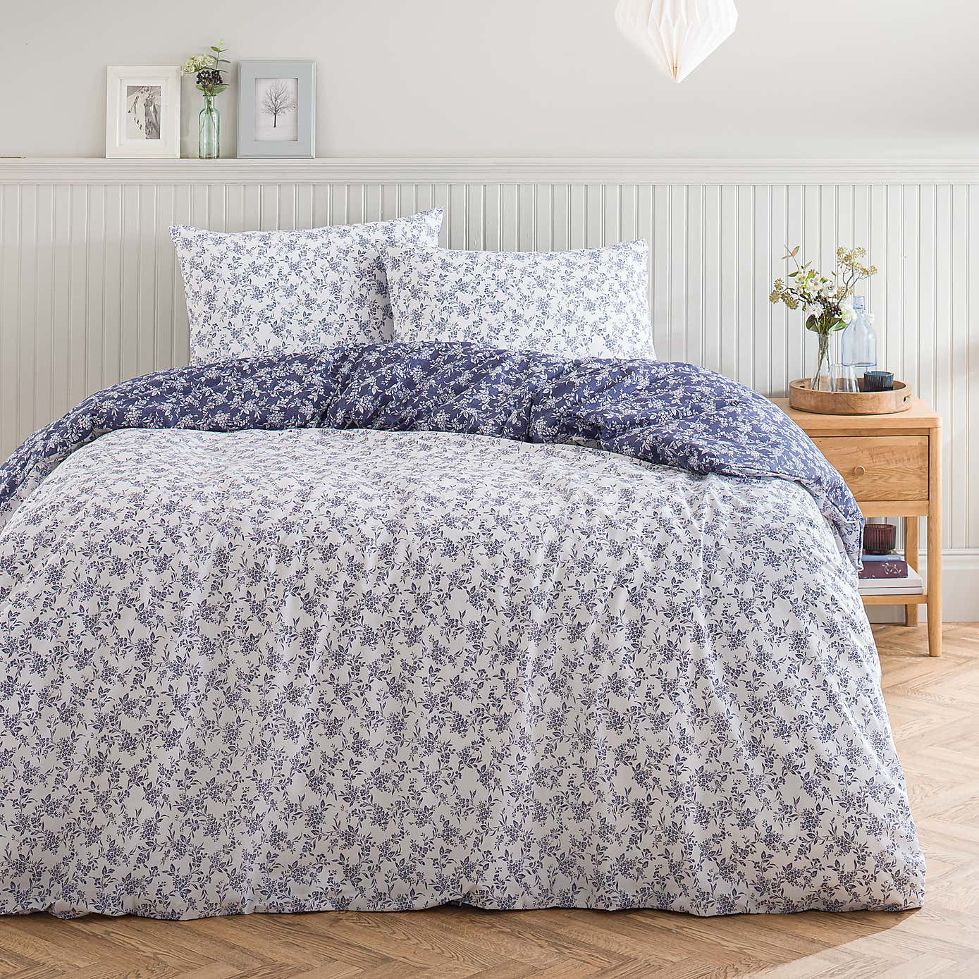 Bexley Floral Sage Duvet Cover and Pillowcase Set