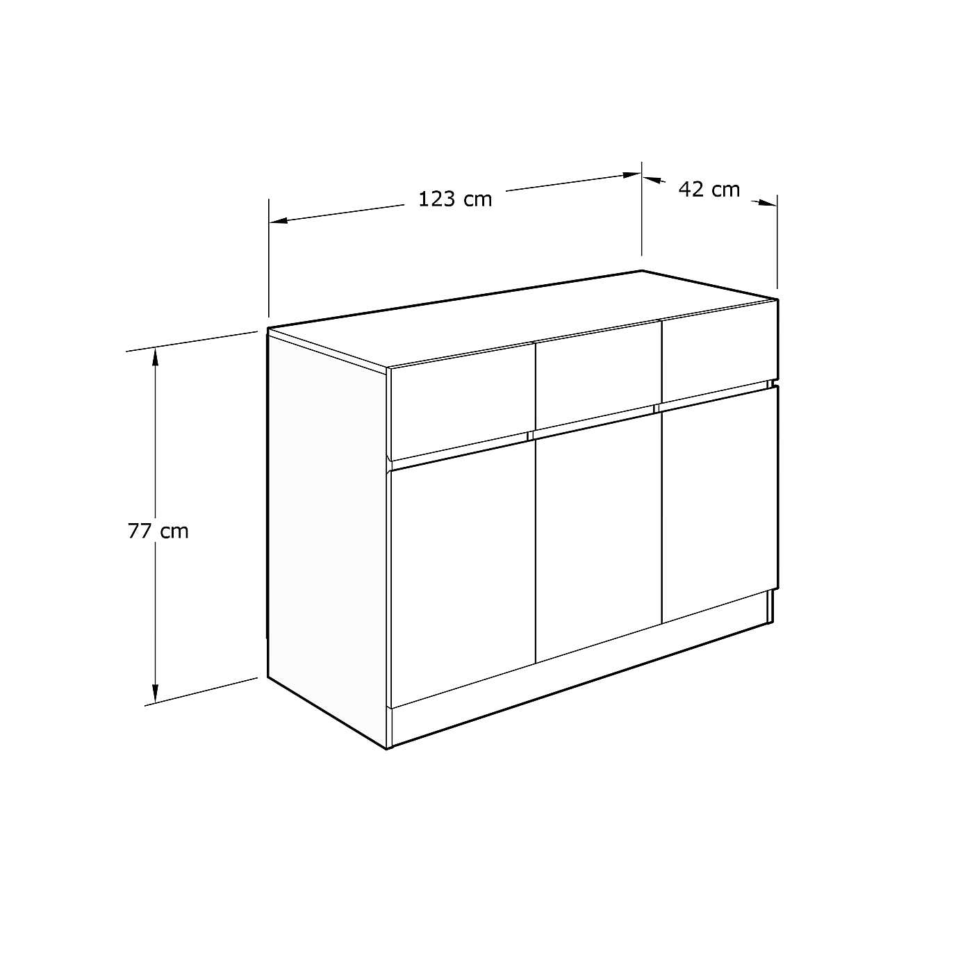 Taranto Wide Sideboard