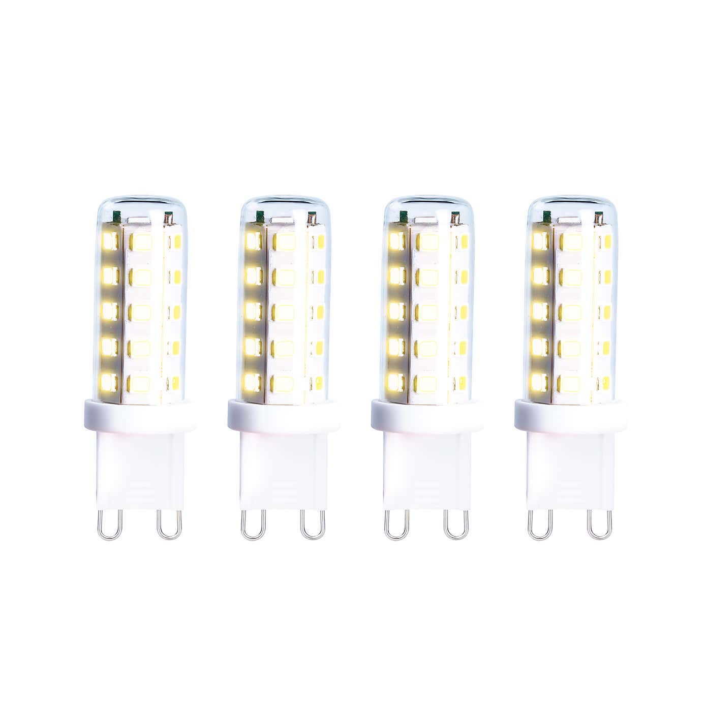 Set of 4 Status 3W G9 Dimmable Bulbs