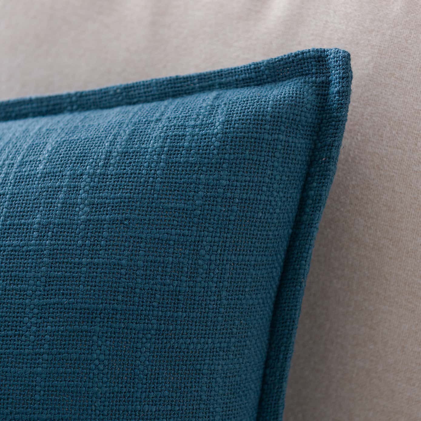 Westcott Cotton Velvet Slub Square Cushion