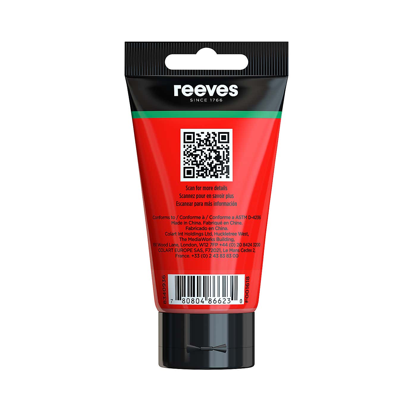 Reeves Acrylic Paint 75ml