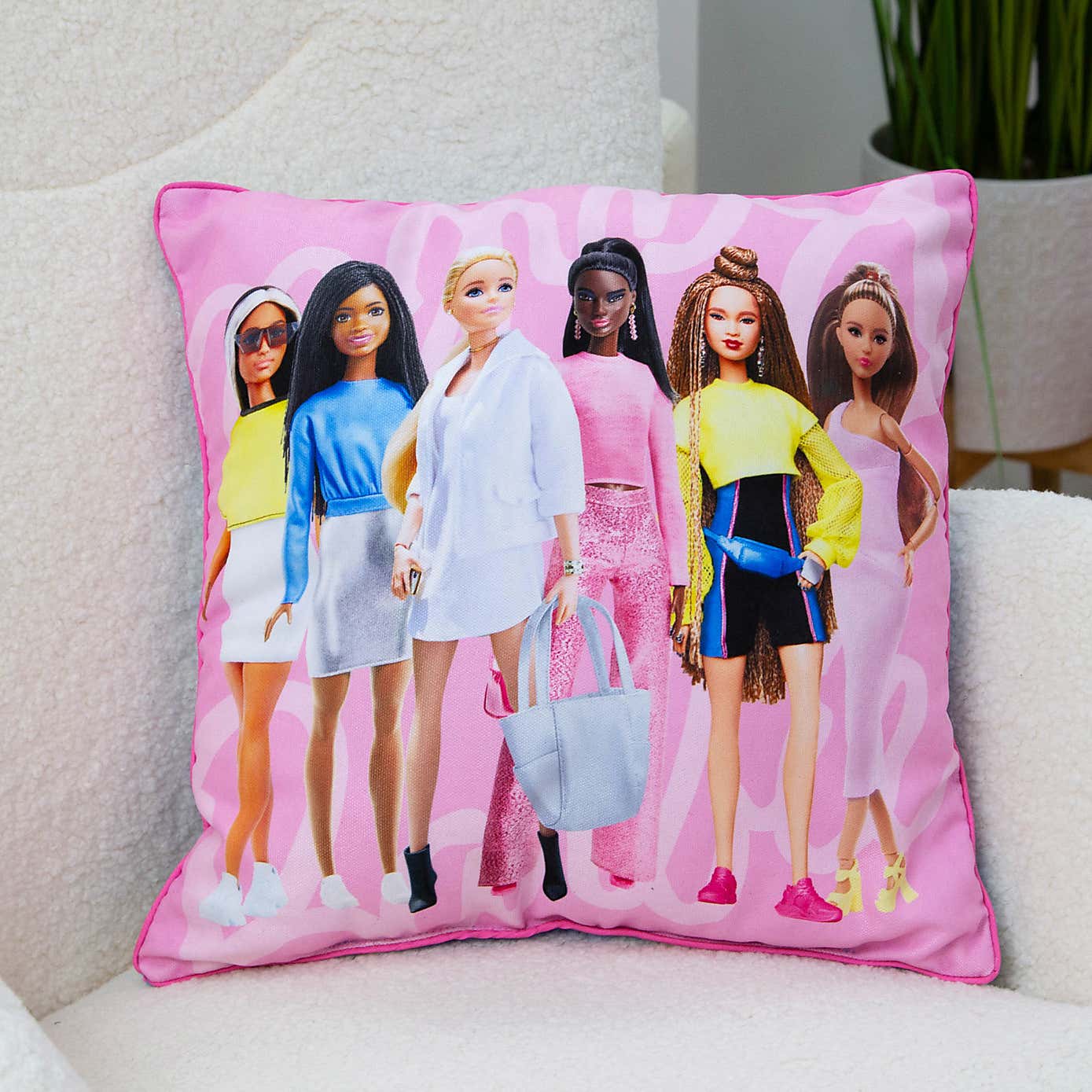 Barbie Unboxed Reversible Square Cushion