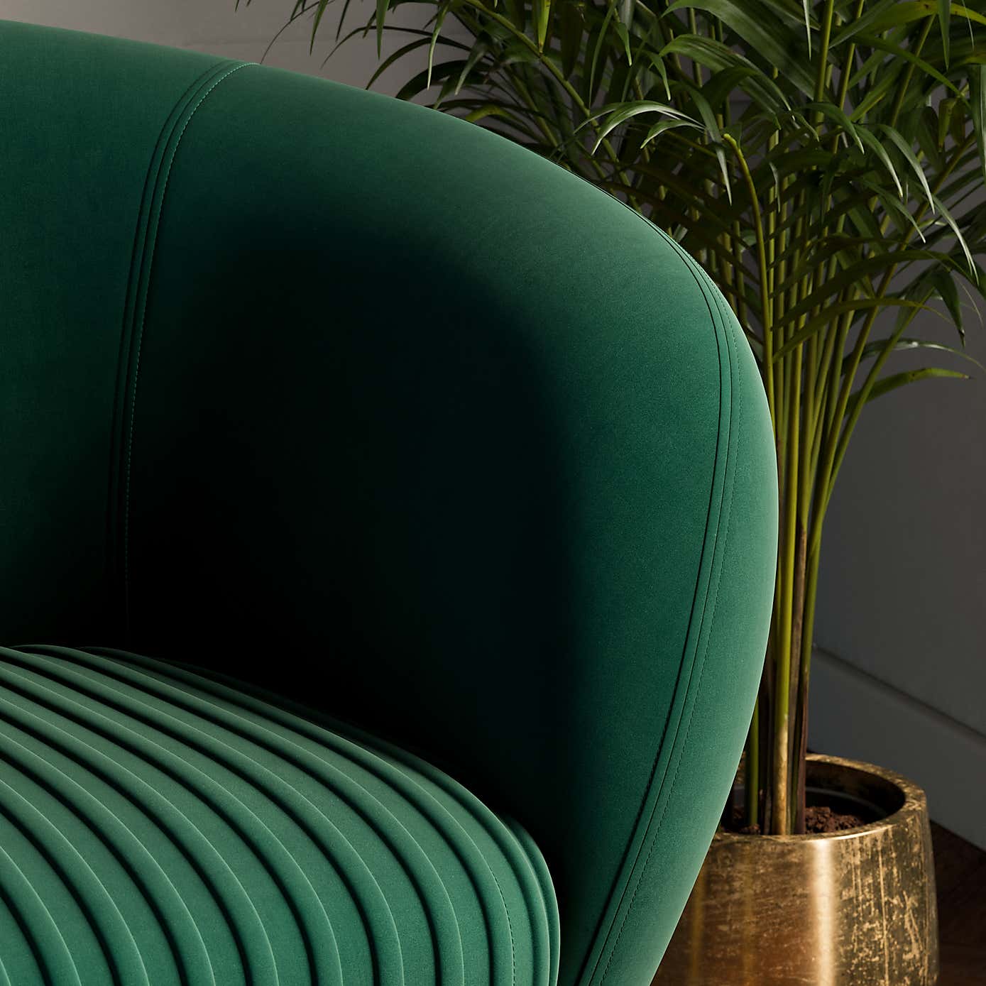 Bella Velvet Occasional Armchair