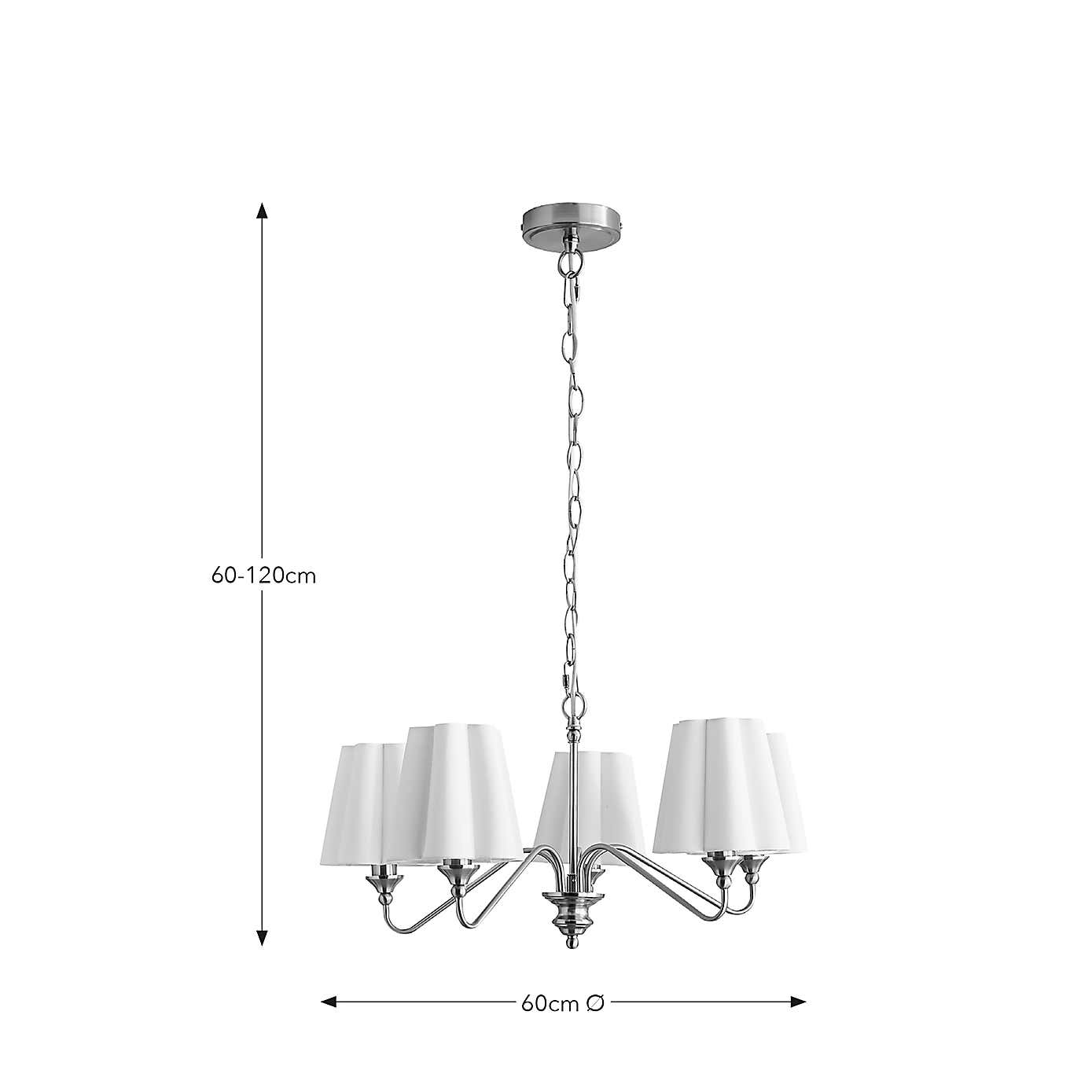 Nancy Metal 5 Light Chandelier