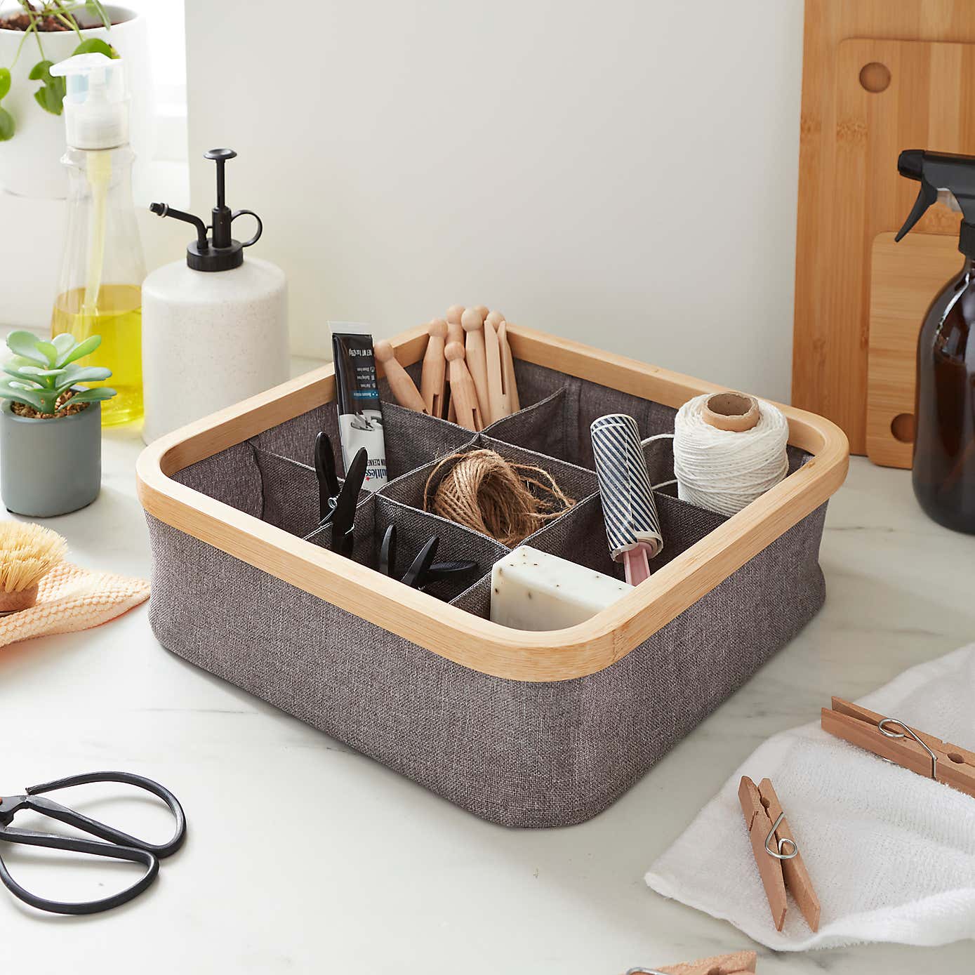 Berkeley 9 Compartments Foldable Storage Basket