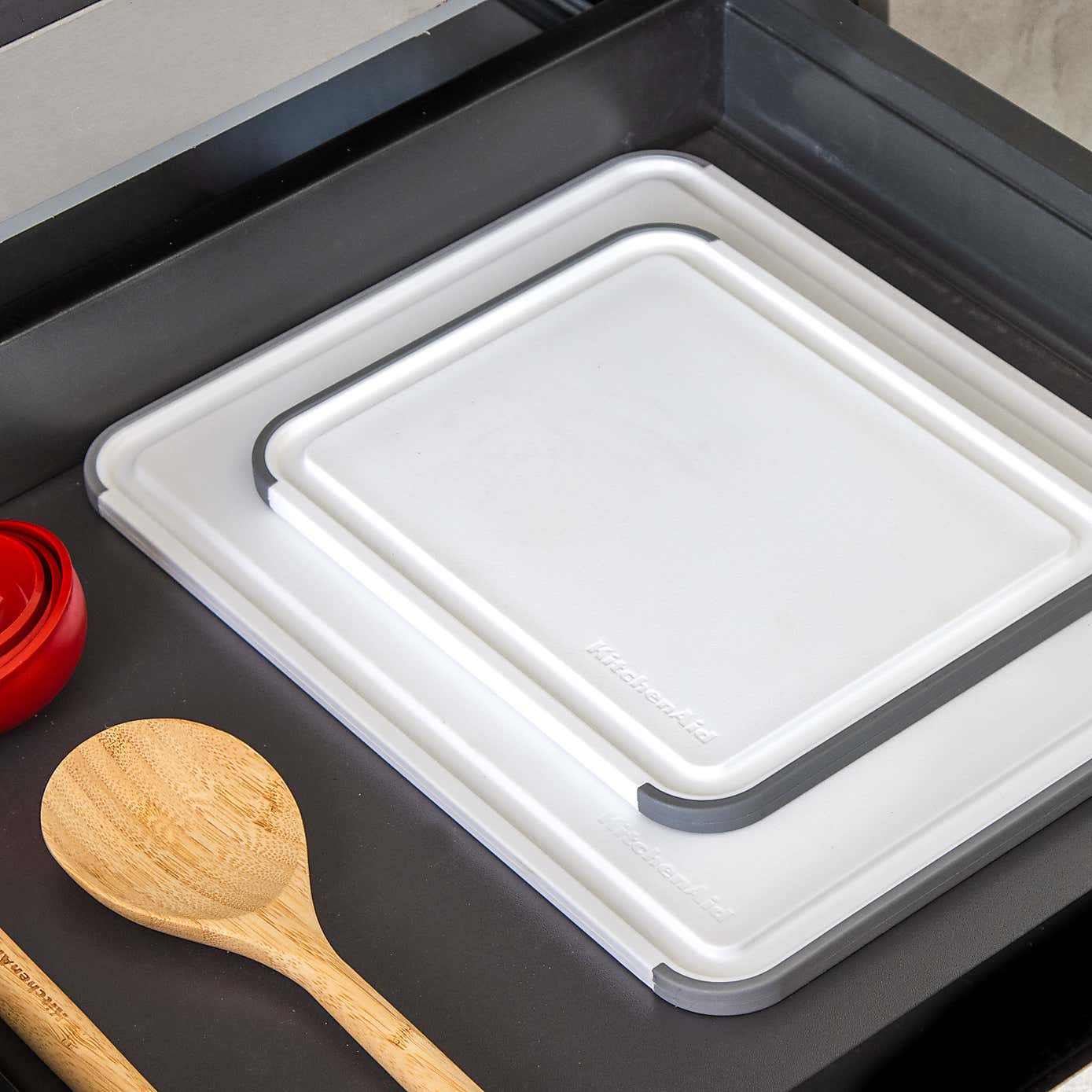 KitchenAid Classic Nonslip Chopping Board with Perimeter Trench