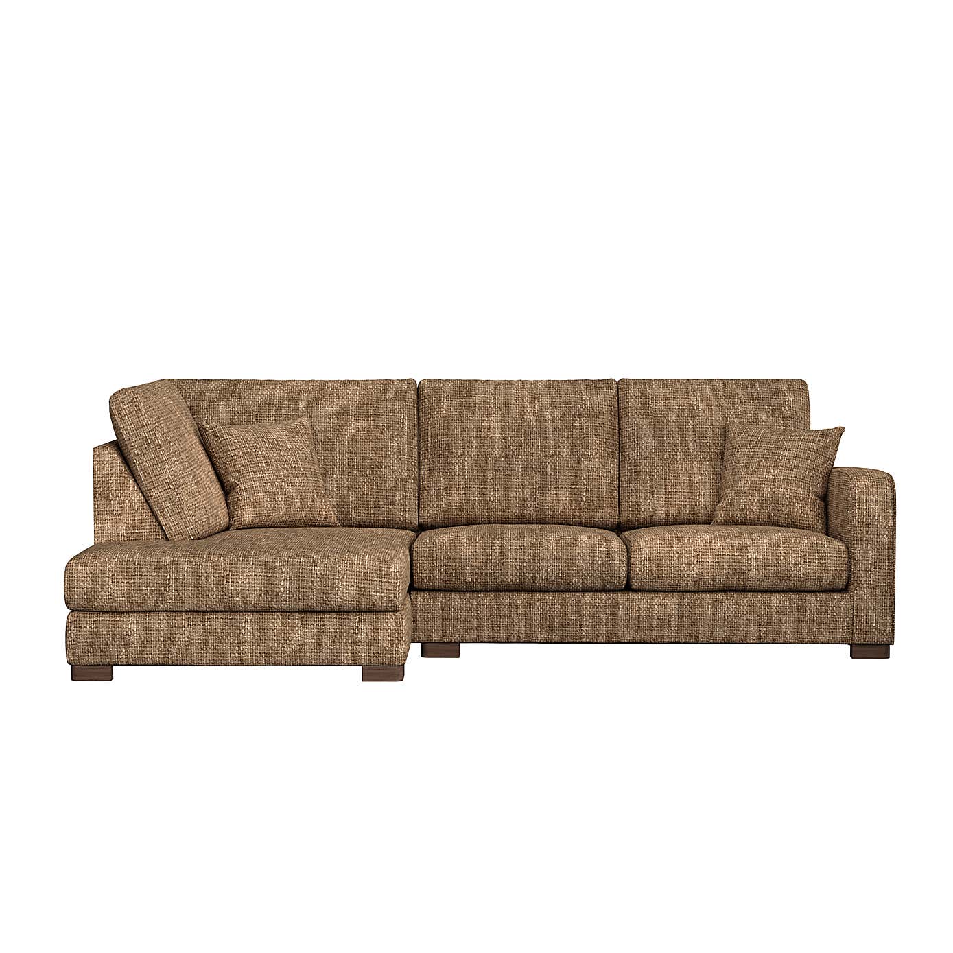 Carson Chunky Chenille Right Hand Corner Sofa