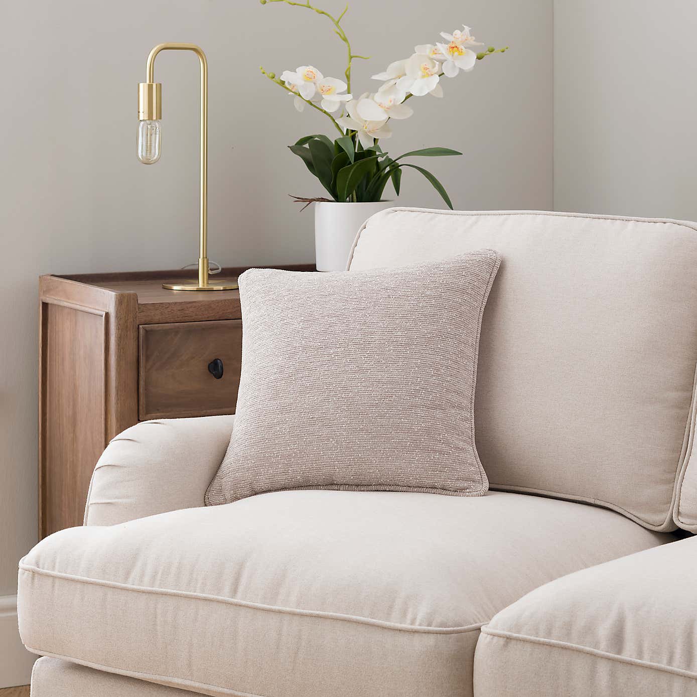 Boucle Chenille Cushion