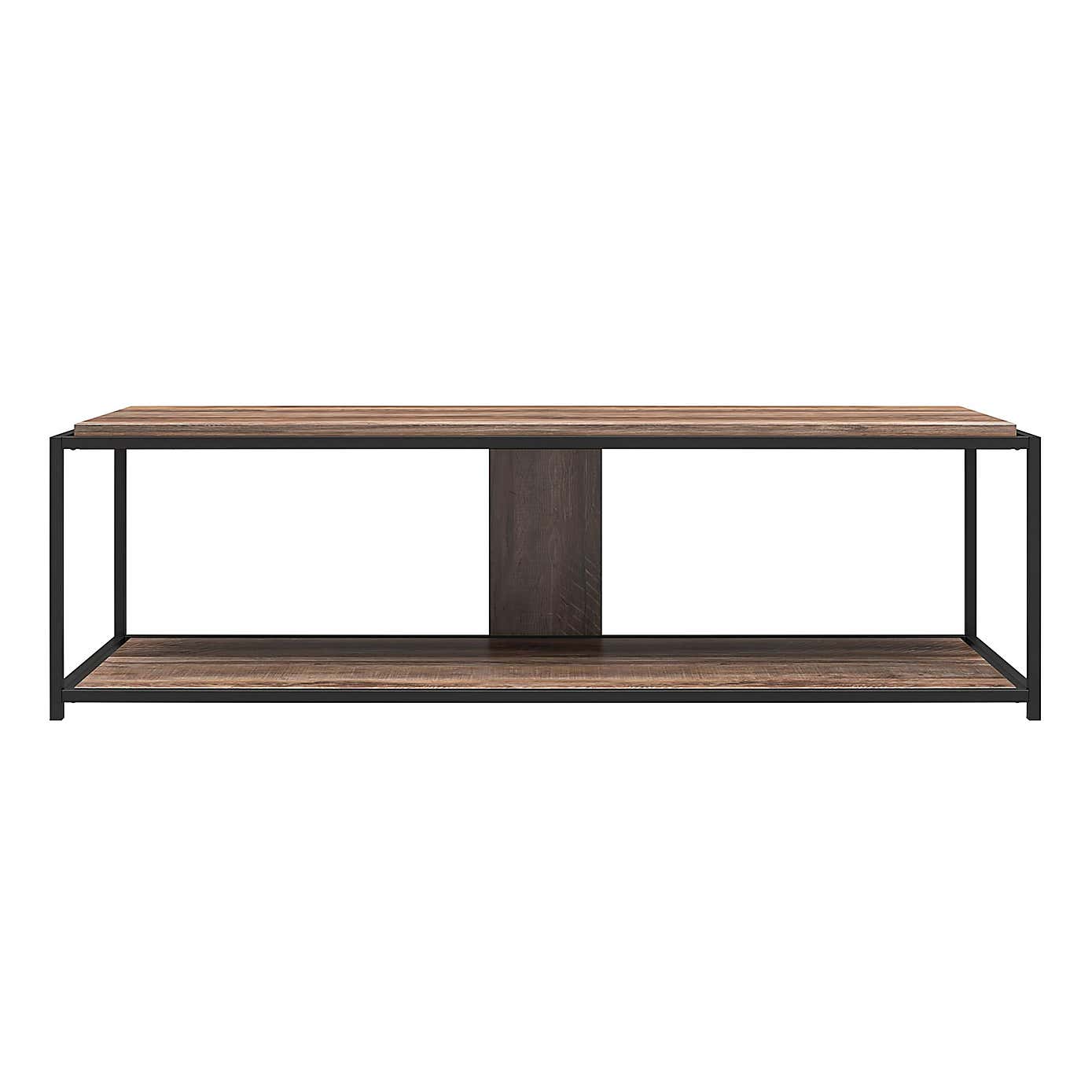Quincy TV Unit, Weathered Oak for TVs up to 67"