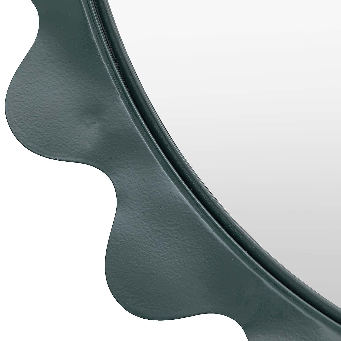 Circe Flower Round Wall Mirror