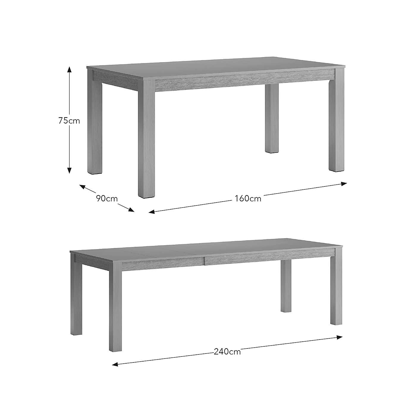 Harlington 8-10 Seater Extendable Dining Table, Oak