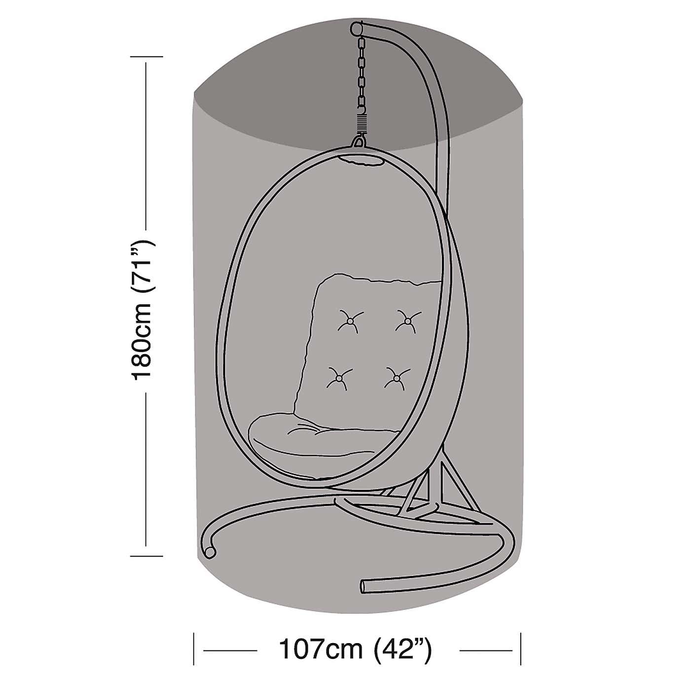 Single Hanging Egg Chair Cover