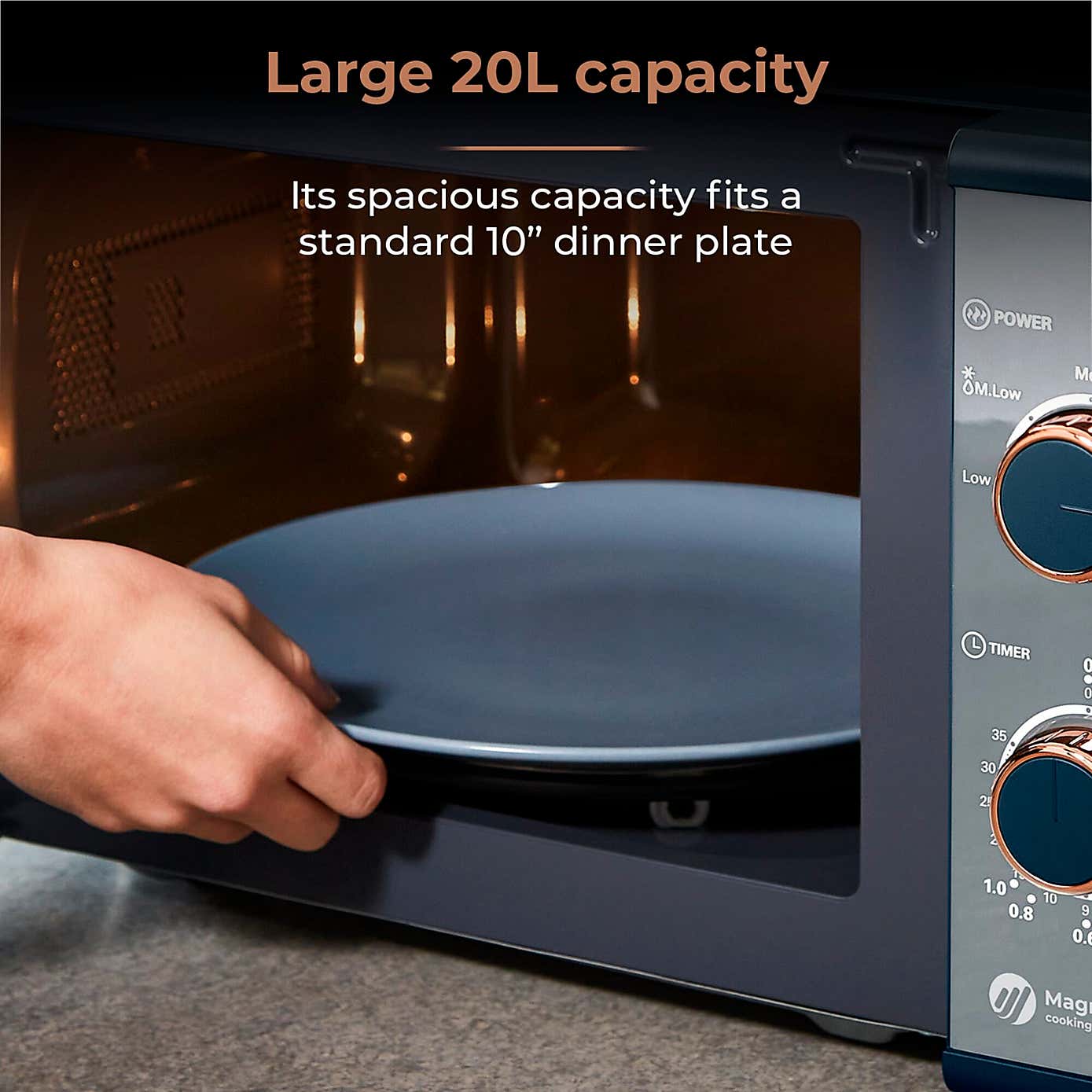 TOWER Cavaletto 20L Manual Microwave