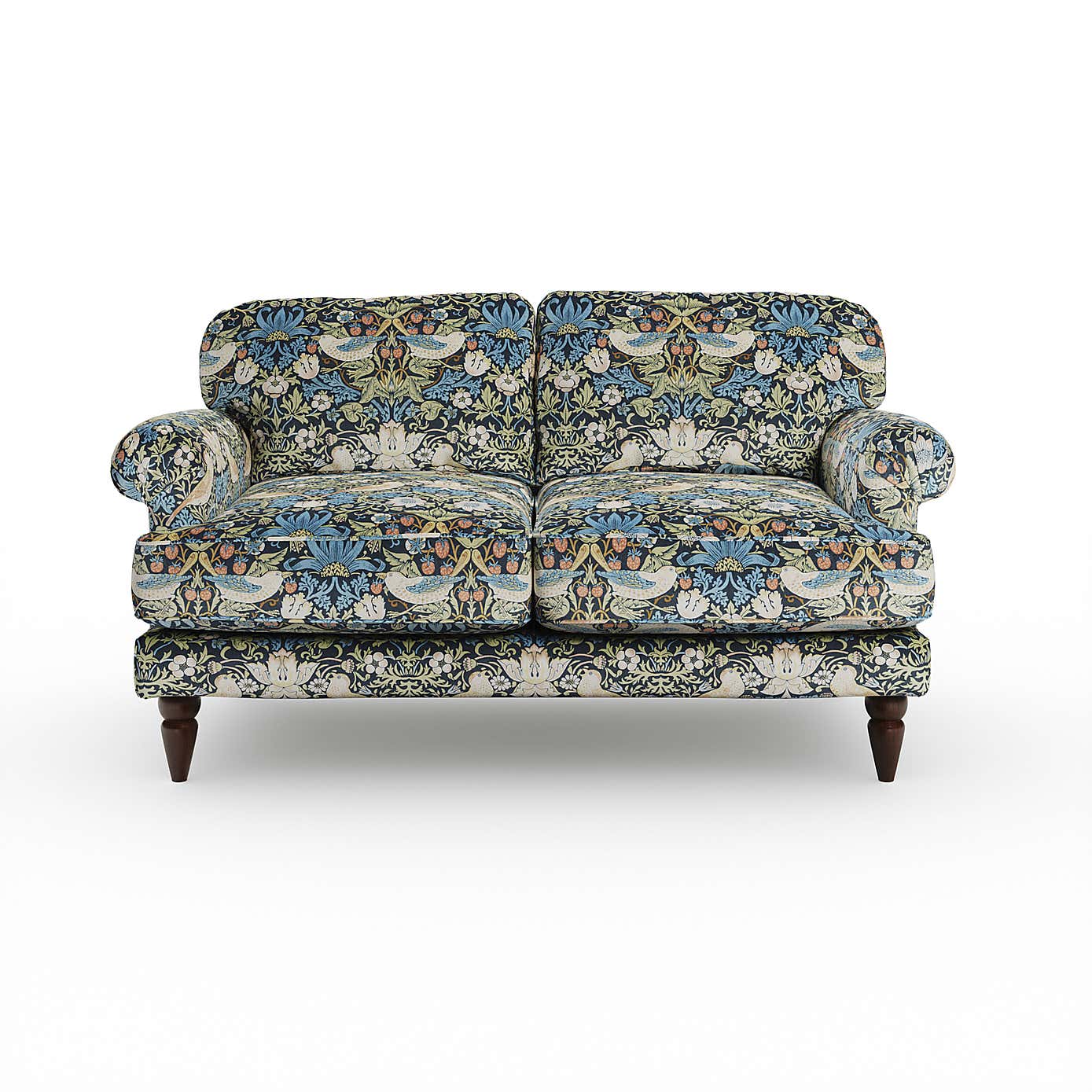 William Morris Strawberry Thief Velvet Fabric Sample