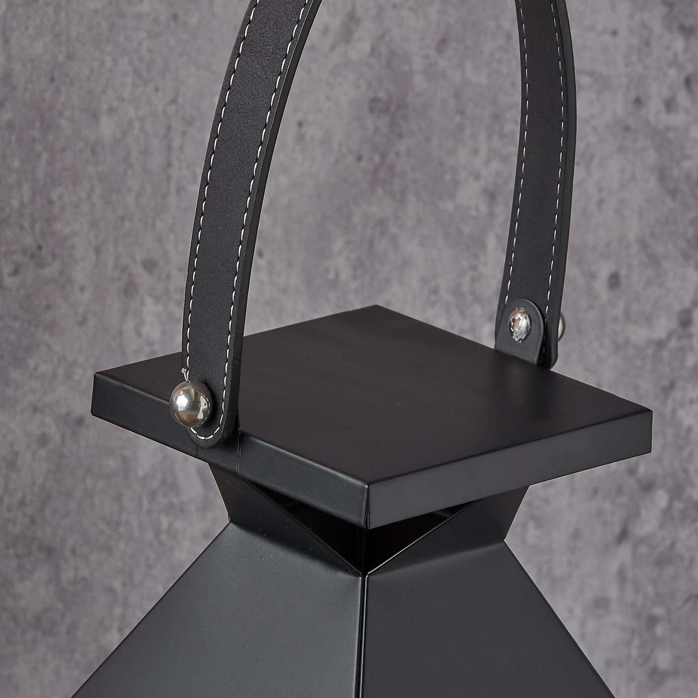 Metal & Glass Lantern