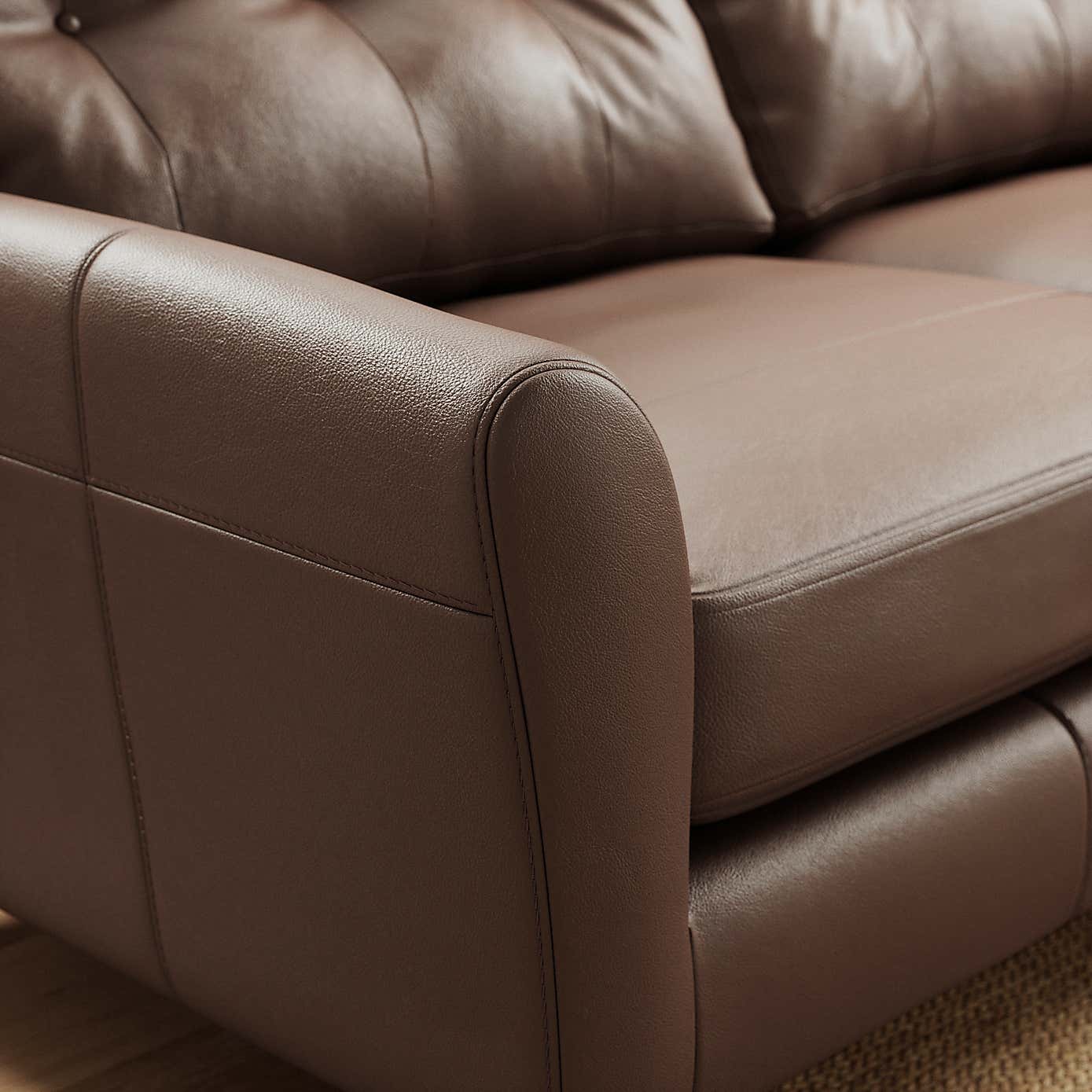 Sven Classic Leather 3 Seater Sofa