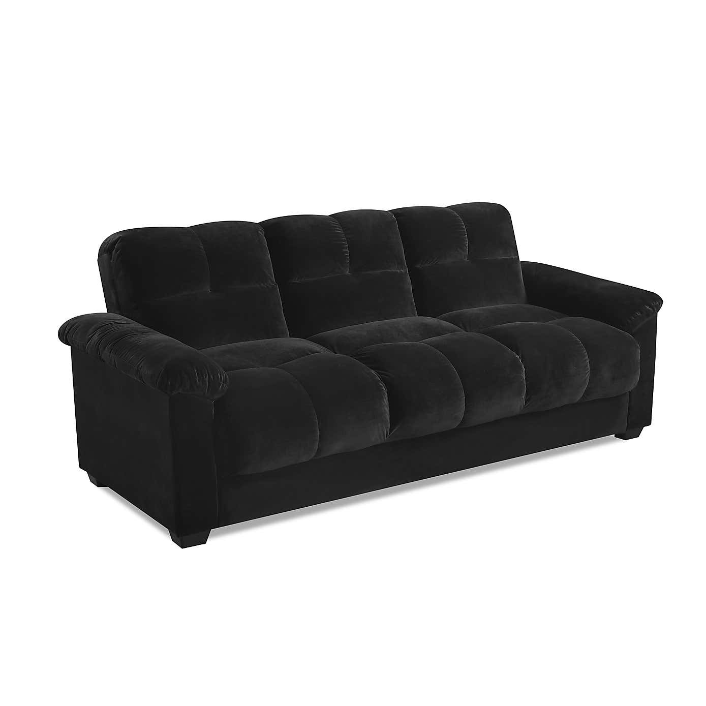 Margo Velvet with Storage Double Sofa Bed