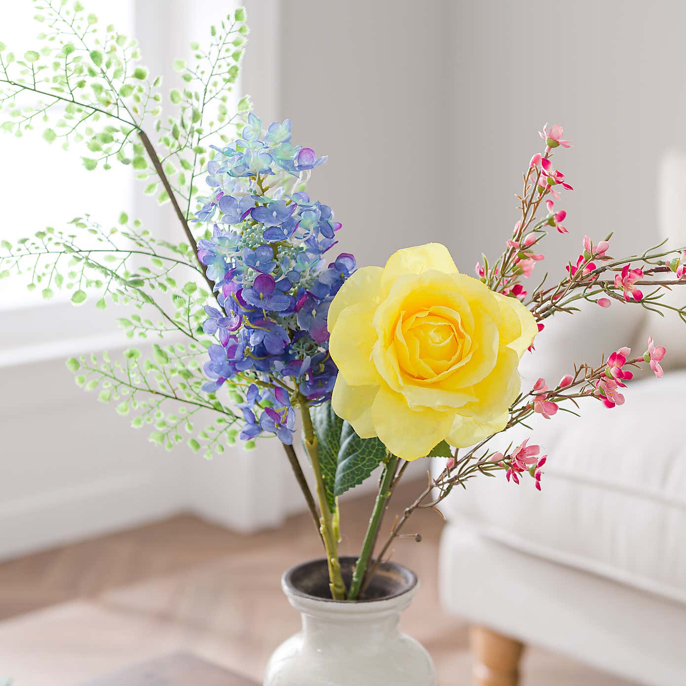 Artificial Bright Florals Letterbox Bouquet