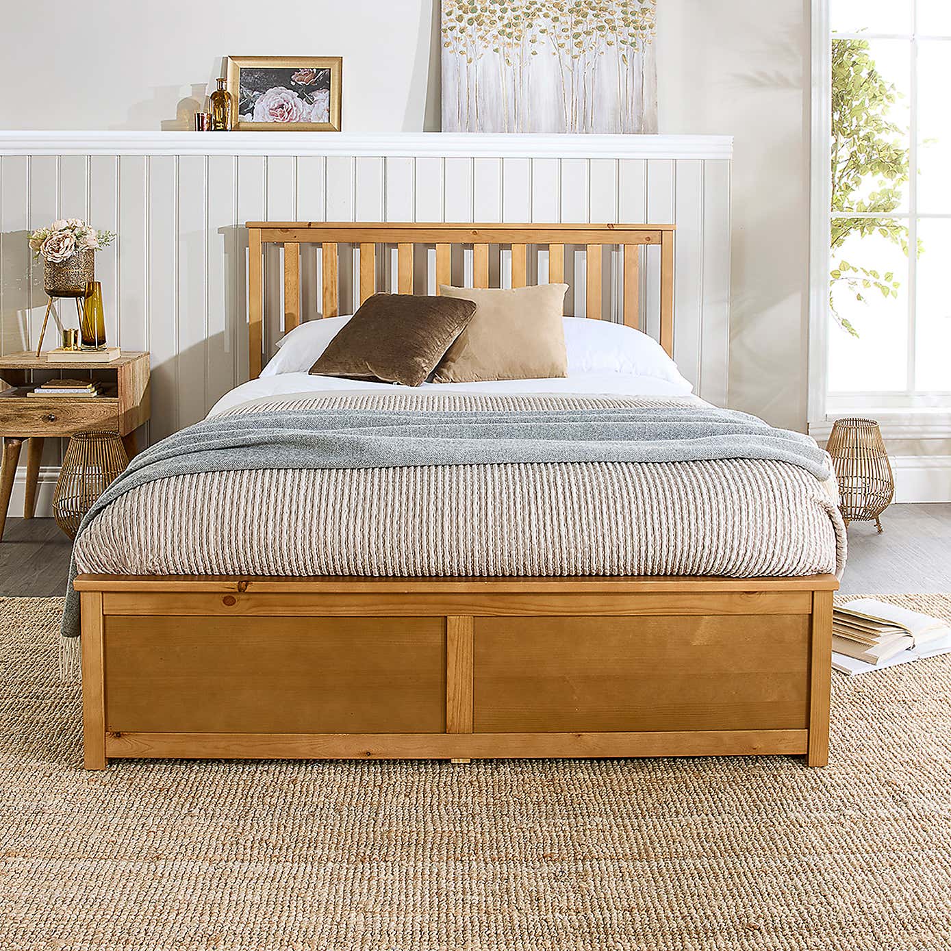 Atlantic Wooden Ottoman Bed