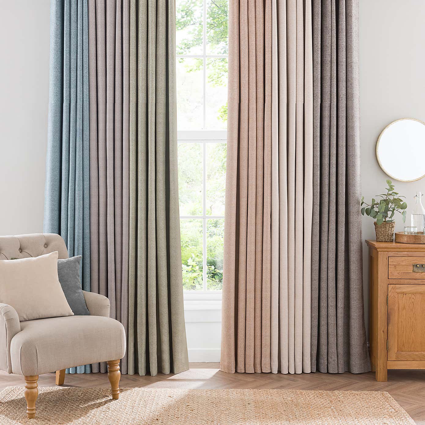 Elmore Blackout Pencil Pleat Curtains