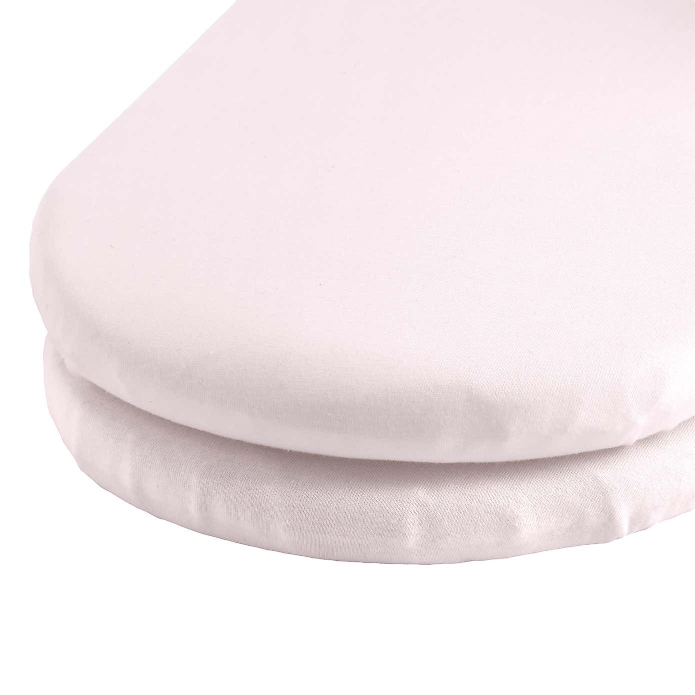 Pack of 2 Plain 100% Cotton Jersey Fitted Sheets