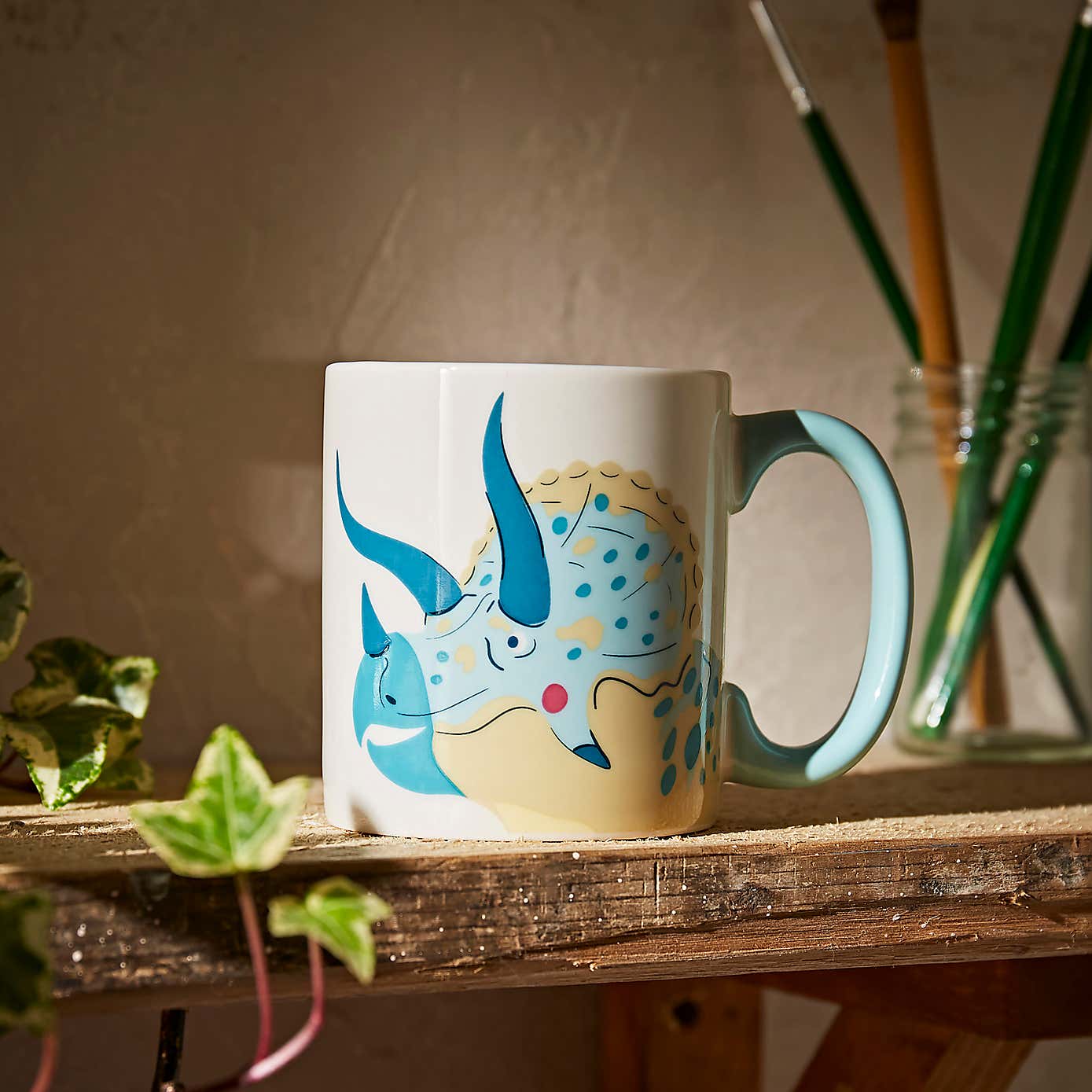 NHM Triceratops Dinosaur Mug