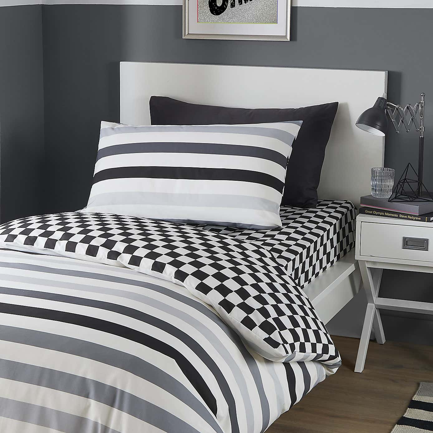 Becket Stripe Duvet Cover & Pillowcase Set