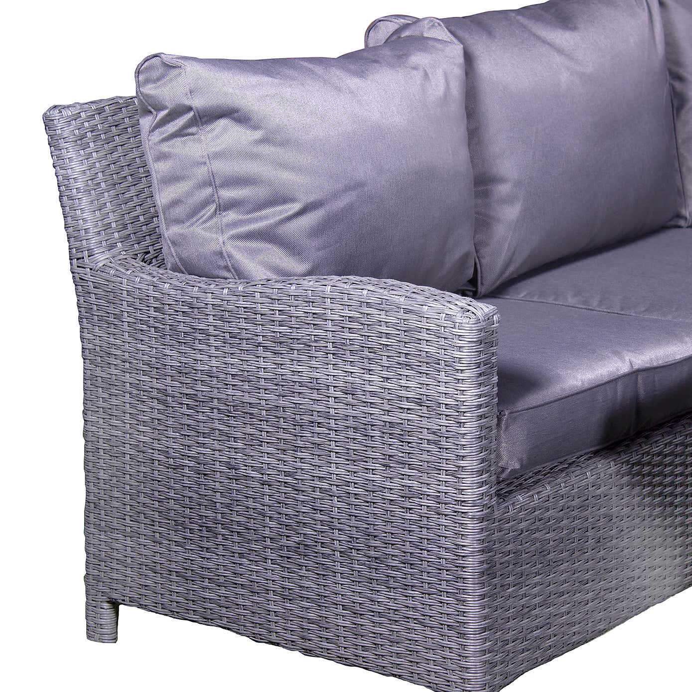 Paris 7 Seater Corner Adjustable Dining Set