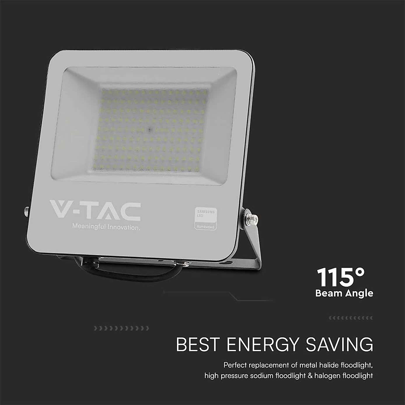 V-TAC 100W LED Floodlight Outdoor Wall Light
