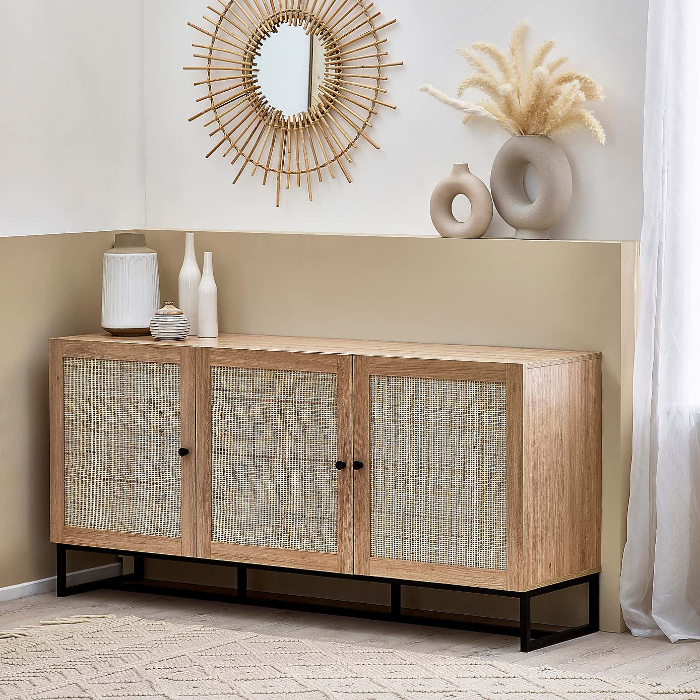 Hollis Large Oak Sideboard
